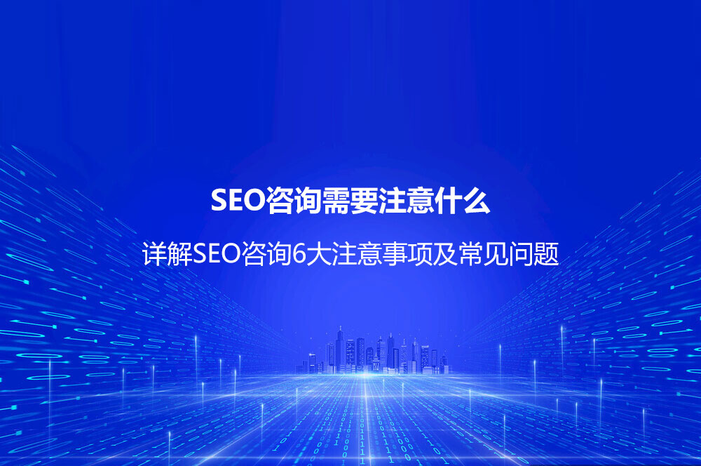 SEO咨詢需要注意什么？詳解SEO咨詢6大注意事項(xiàng)及常見(jiàn)問(wèn)題