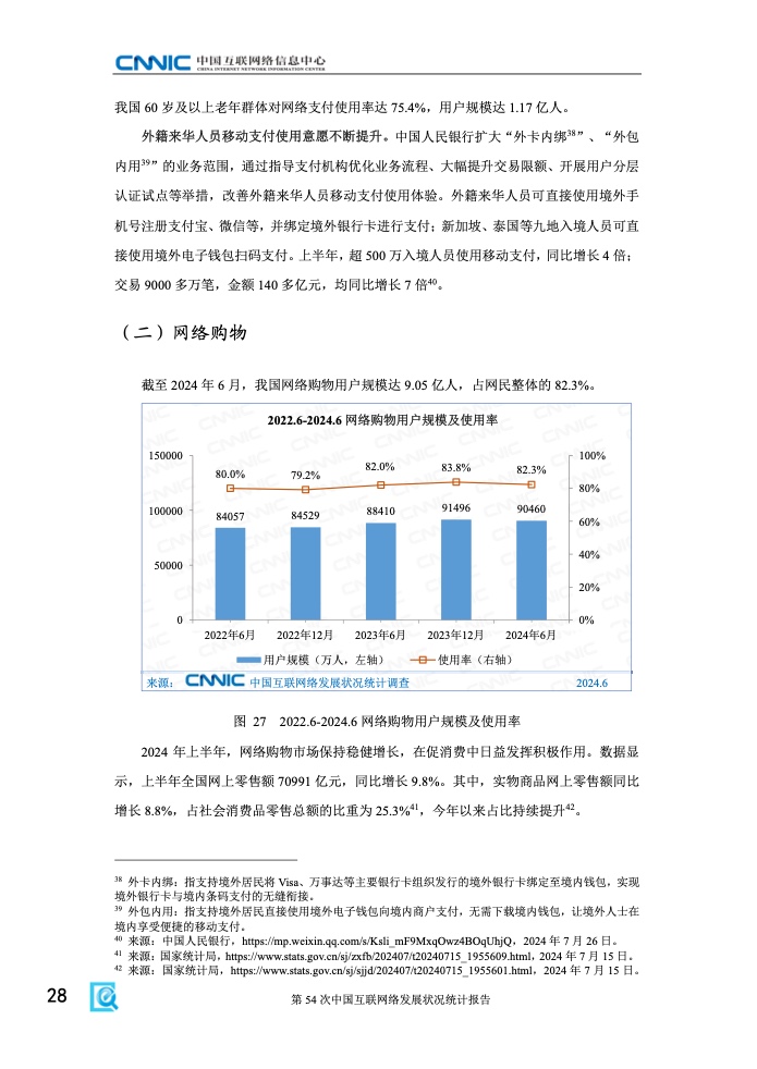 第54次中國互聯(lián)網(wǎng)絡(luò)發(fā)展狀況統(tǒng)計報告(圖34)